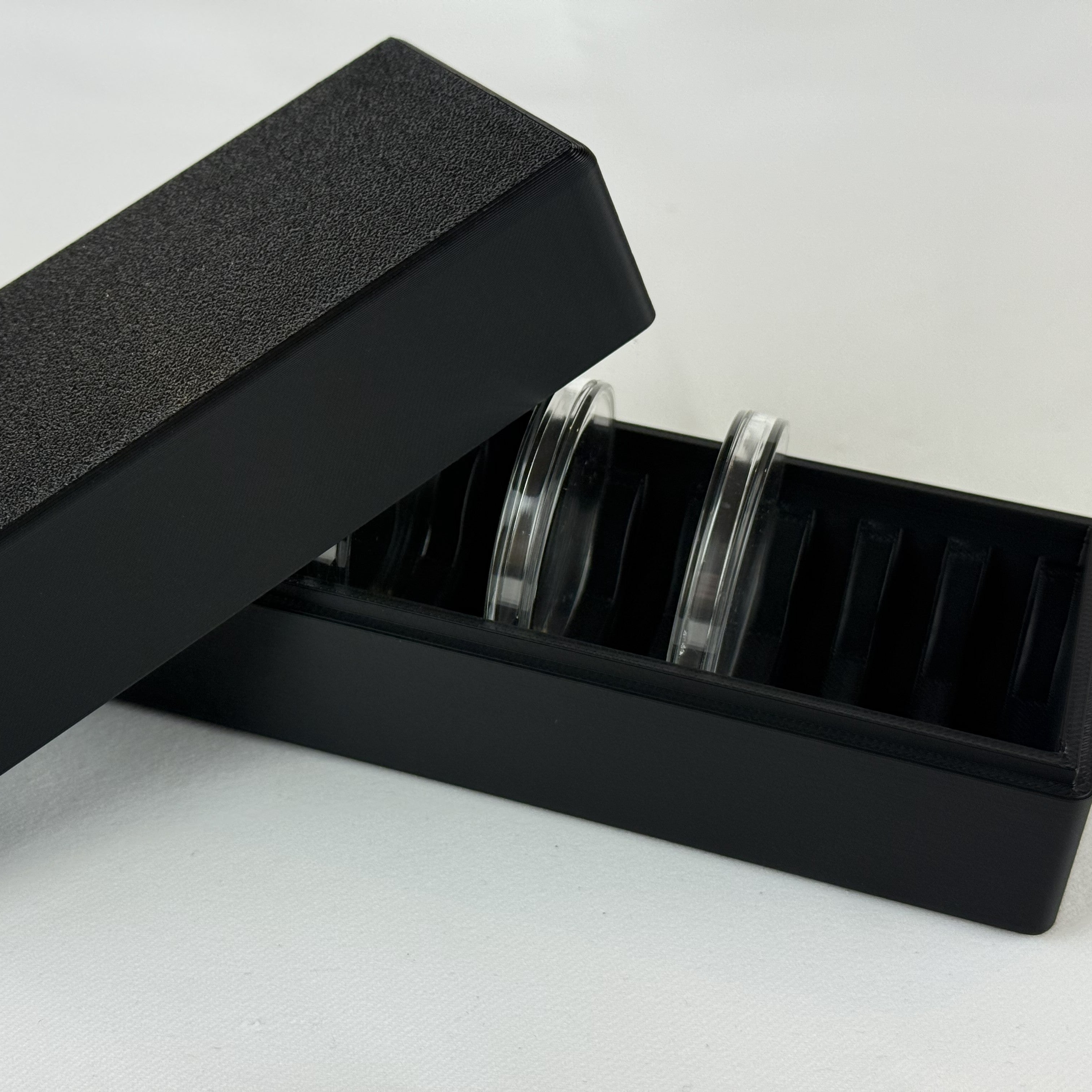 Storage Container for 1oz Silver or Copper Rounds in Capsule