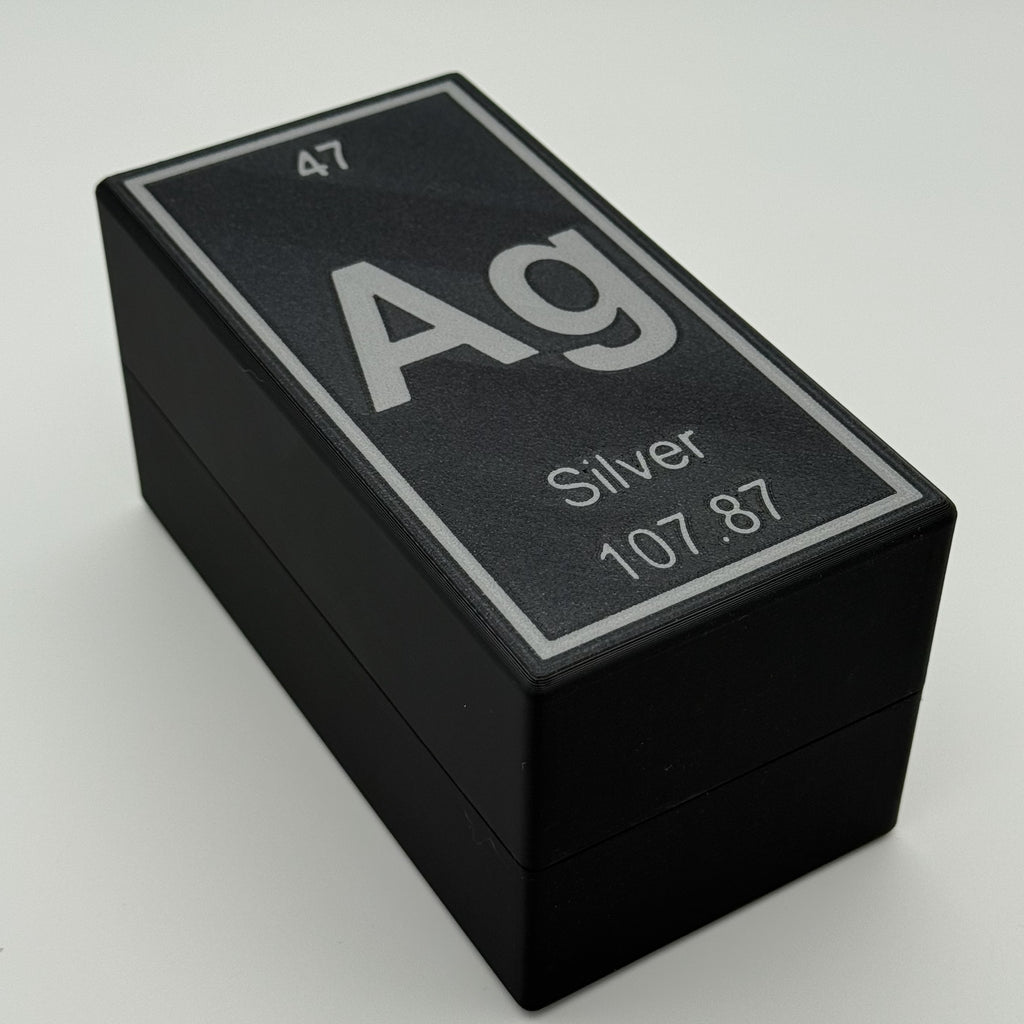 Storage Container for 5oz Silver Rounds 70.6mm Periodic Element