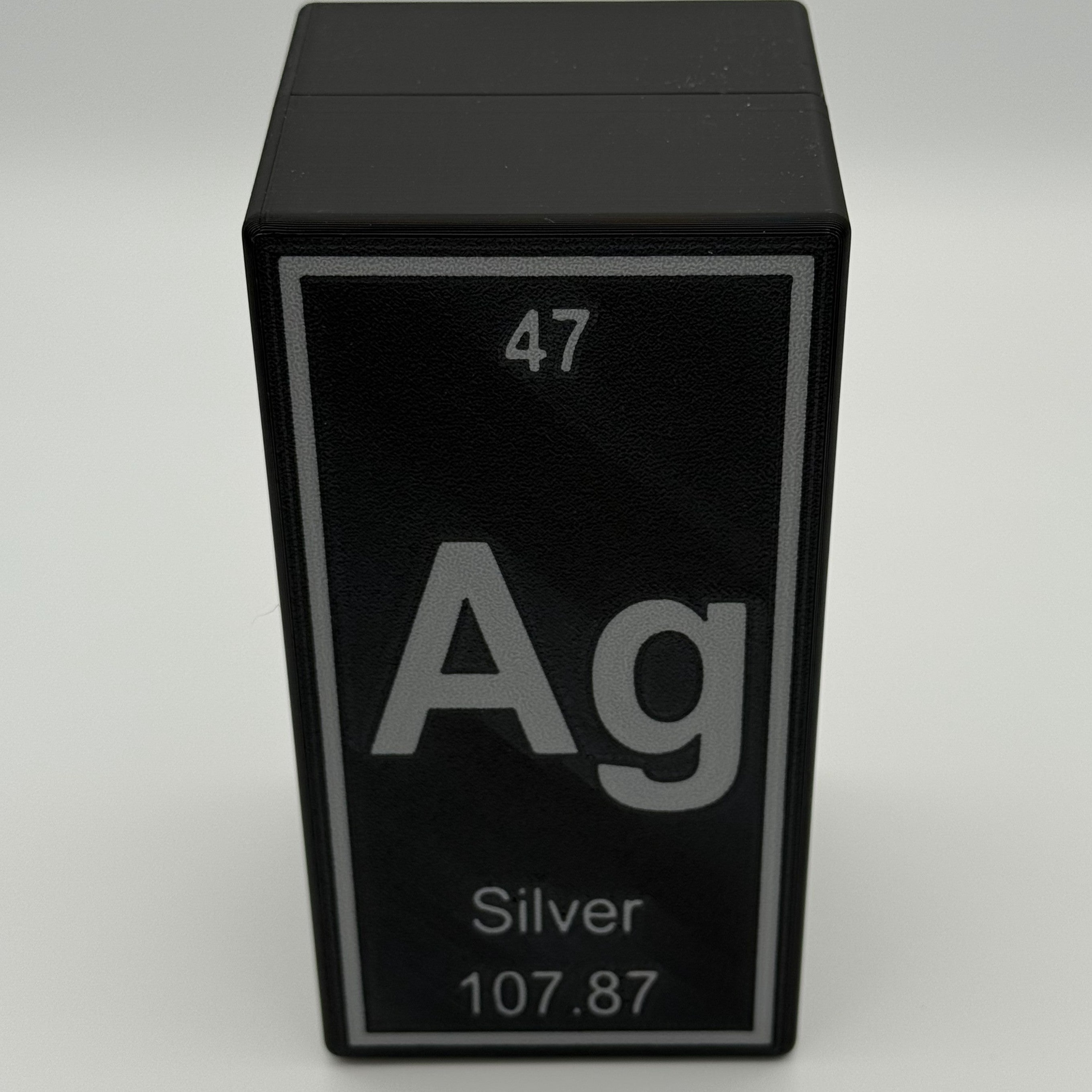 Storage Container for 5oz Silver Rounds 70.6mm Periodic Element