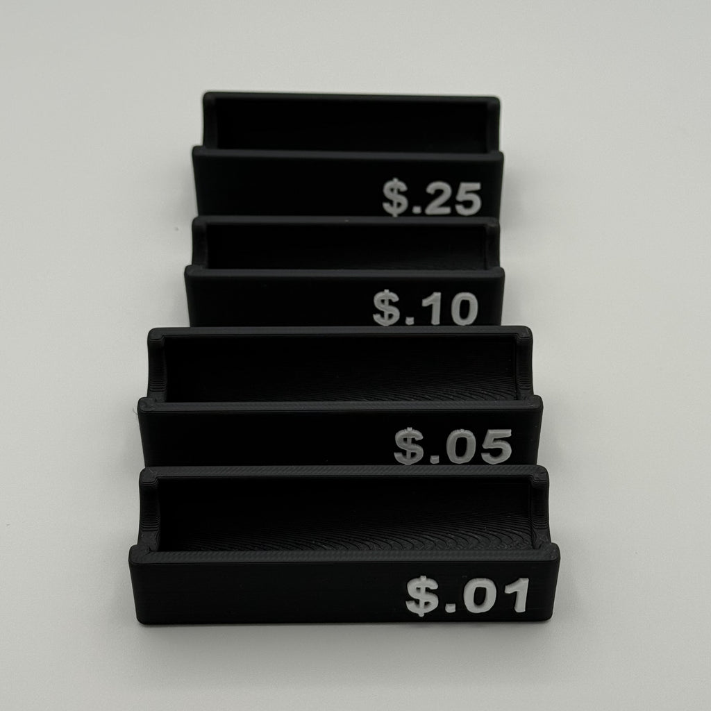 Coin Tray Set – Penny Nickel Dime Quarter Sorters