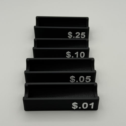 Coin Tray Set – Penny Nickel Dime Quarter Sorters