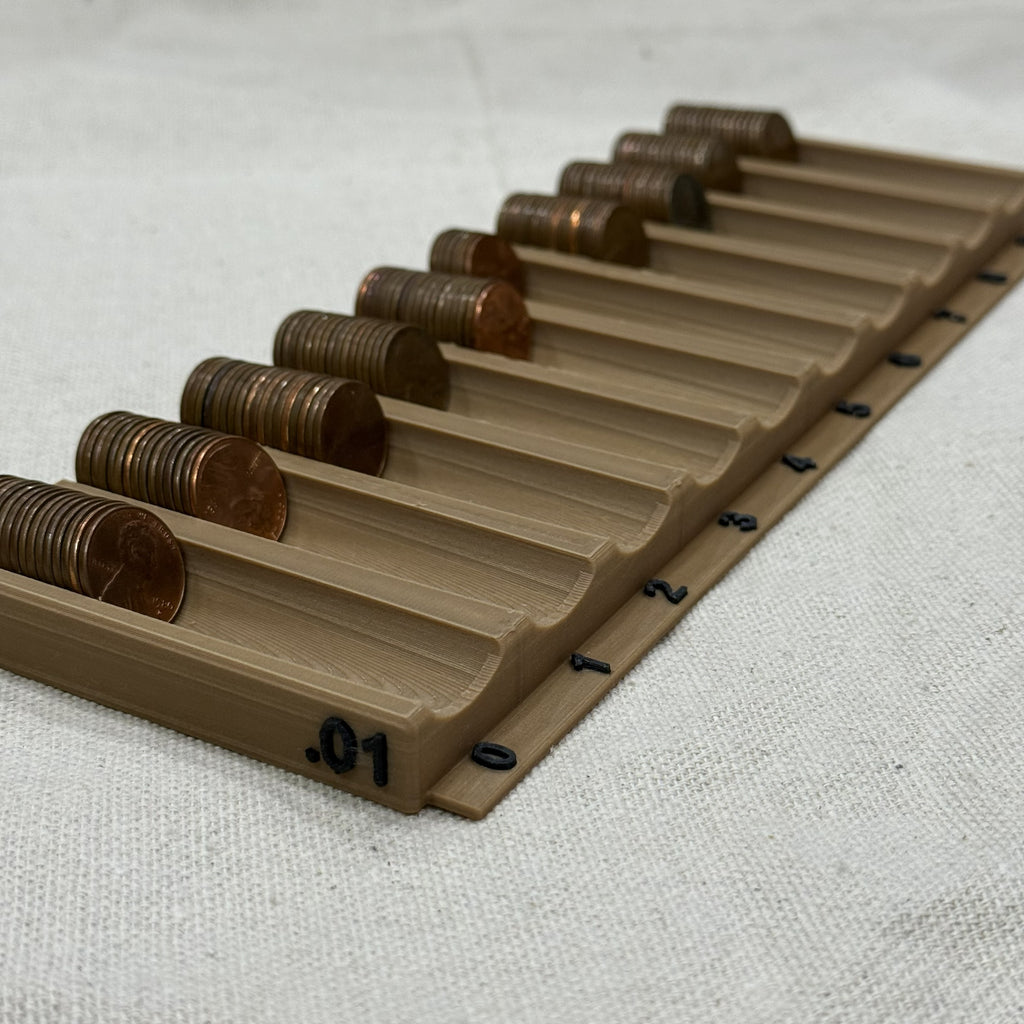 Penny Hunting Tray Year Sorter 0-9 Lincoln Cent Organizer